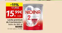 Maskom Supermercados NIDINA Leche premium de Crecimiento 2 oferta