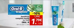 Maskom Supermercados ORAL -B Dentifrico complete menta oferta