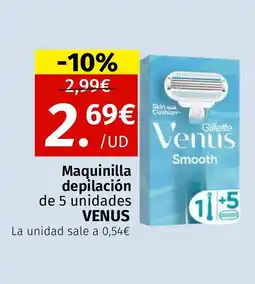 Maskom Supermercados VENUS Maquinilla depilación oferta