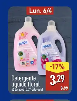 ALDI Detergente líquido floral oferta