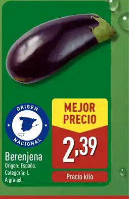 ALDI Berenjena oferta