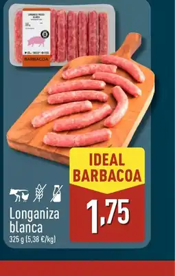 ALDI Longaniza blanca oferta