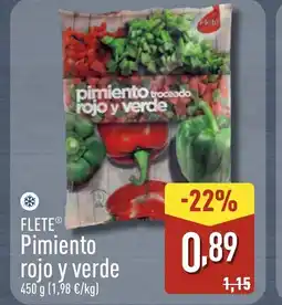 ALDI FLETE Pimiento rojo y verde oferta