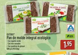 ALDI GUTBIO Pan de molde integral ecológico oferta