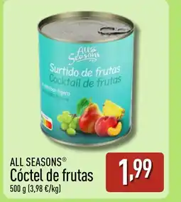 ALDI ALL SEASONS Cóctel de frutas oferta