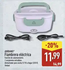 ALDI AMBIANO Fiambrera eléctrica oferta