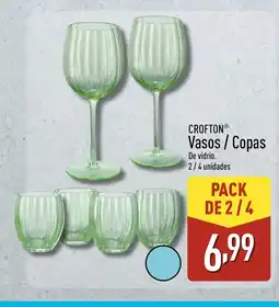 ALDI CROFTON Vasos/ Copas oferta