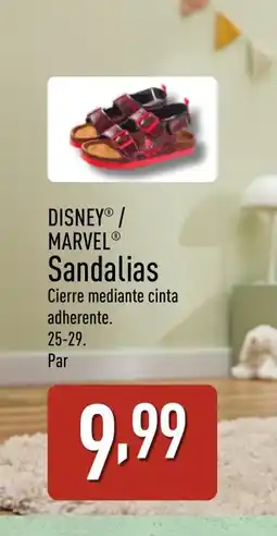 ALDI DISNEY / MARVEL Sandalias oferta