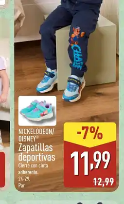ALDI NICKELODEON/ DISNEY Zapatillas deportivas oferta