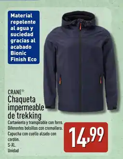 ALDI CRANE Chaqueta impermeable de trekking oferta