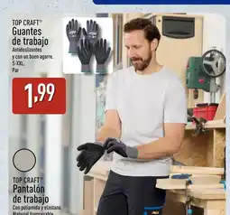 ALDI TOP CRAFT Guantes de trabajo oferta