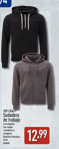 ALDI TOP CRAFT Sudadera de trabajo oferta