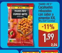 ALDI TRADER JOE'S Cacahuetes rebozados con sabor a pimentón XXL oferta