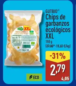 ALDI GUTBIO Chips de garbanzos ecológicos XXL oferta