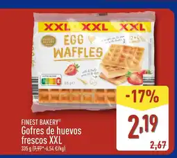 ALDI FINEST BAKERY Gofres de huevos frescos XXL oferta