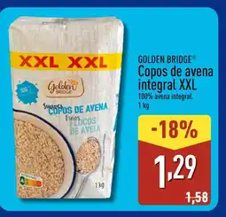 ALDI GOLDEN BRIDGE Copos de avena integral XXL oferta