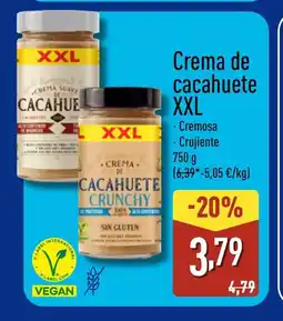ALDI Crema de cacahuete XXL oferta