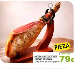 Hiper Usera NAVIDUL 4 ESTACIONES Jamón reserva oferta