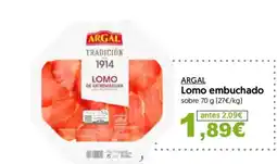 Hiper Usera ARGAL Lomo embuchado oferta