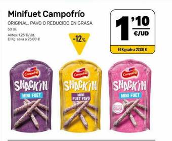 AhorraMas Minifuet Campofrío oferta