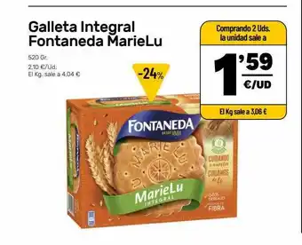 AhorraMas Galleta Integral Fontaneda Marielu oferta