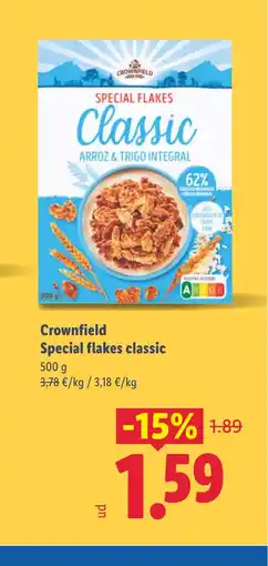 Lidl CROWNFIELD Special flakes classic oferta