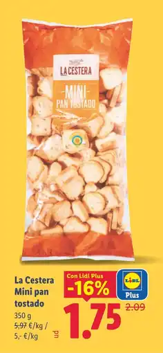 Lidl LA CESTERA Mini pan tostado oferta