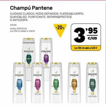 AhorraMas Champú Pantene oferta