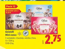 Lidl GELATELLI Mini conos oferta