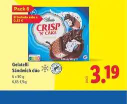 Lidl GELATELLI Sándwich dúo oferta