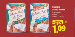 Lidl FRESHONA Bebida de coco oferta