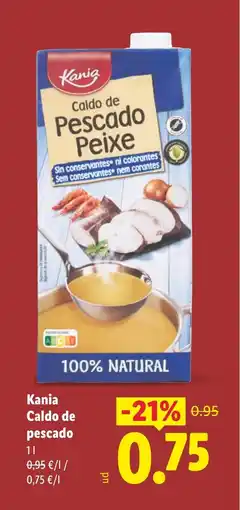 Lidl KANIA Caldo de pescado oferta