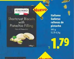 Lidl ITALIAMO Galletas rellenas de pistacho oferta