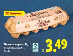 Lidl Huevos camperos M/L oferta