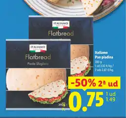Lidl ITALIAMO Pan piadina oferta