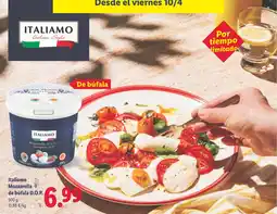 Lidl ITALIAMO Mozzarella di Bufala Campana DOP oferta