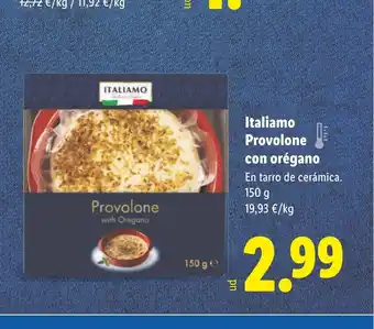 Lidl ITALIAMO Provolone con orégano oferta