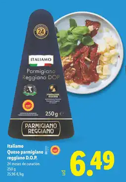 Lidl ITALIAMO Queso parmigiano reggiano D.O.P. oferta