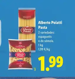 Lidl ALBERTO POIATTI Pasta oferta