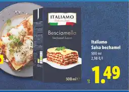 Lidl ITALIAMO Salsa bechamel oferta
