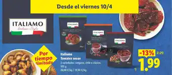 Lidl ITALIAMO Tomates secos oferta