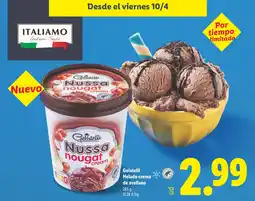 Lidl GELATELLI Helado crema de avellana oferta
