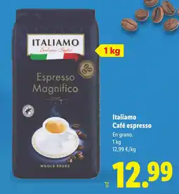 Lidl ITALIAMO Café espresso oferta