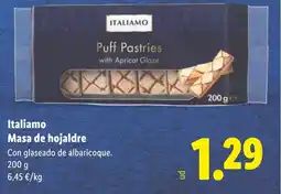 Lidl ITALIAMO Masa de hojaldre oferta