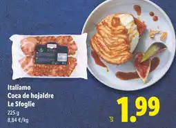 Lidl ITALIAMO Coca de hojaldre Le Sfoglie oferta
