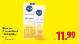 Lidl NIVEA Sun Crema antiedad y antimanchas oferta