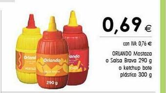 Cash Ifa Orlando Mostaza O Salsa Brava O Ketchup Bote Plástico oferta