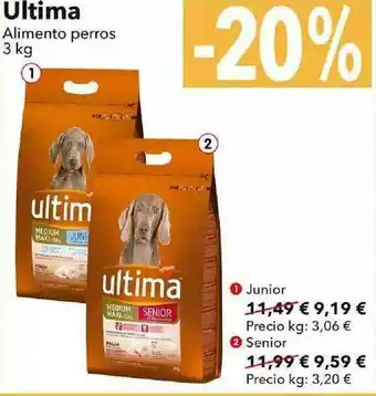 Clarel Ultima Alimento Perros oferta