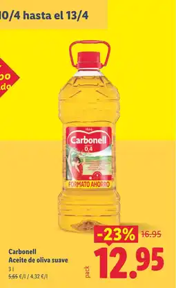 Lidl CARBONELL Aceite de oliva suave oferta