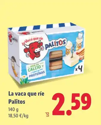 Lidl LA VACA QUE RIE Palitos oferta